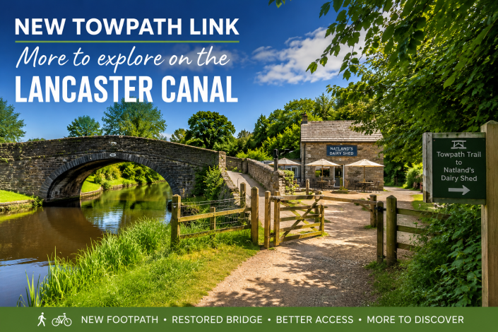 New towpath link New towpath link